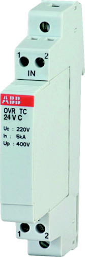 ABB Ограничитель перенапряжения OVR TC 24V P  (OVR TC 24V P)  (2CTB804820R0200)
