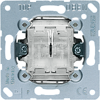 JUNG Выключатель самовозвратный 2-клавишный. Механизм. 10A 250V (505TU)