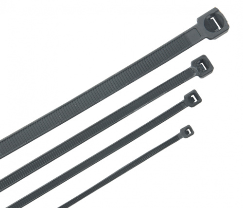 IEK Хомут-стяжка для кабеля 4.8х200мм нейлон черный  (100шт) (HKB-W48-L200)