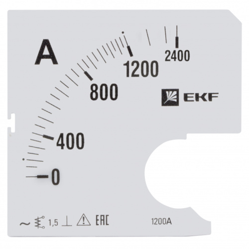EKF Шкала сменная для A721 1200/5А-1.5 PROxima (s-a721-1200)