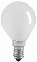 IEK Лампа накаливания декоративная ДШ 60вт Р45 230в Е14 матовый шар (LN-G45-60-E14-FR)