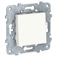 SCHNEIDER ELECTRIC Выключатель UNICA NEW одноклавишный схема 1 10 AX 250 В белый (NU520118)