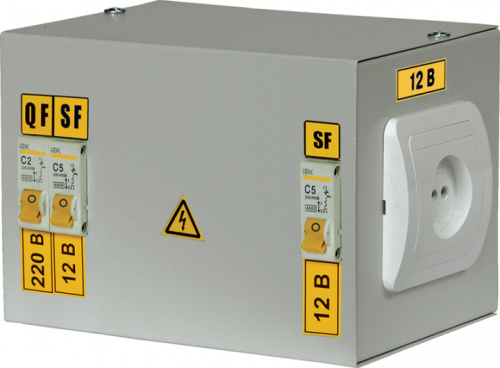 IEK Ящик с понижающим трансформатором ЯТП-220/42/0.25 с автоматами (MTT13-042-0250)