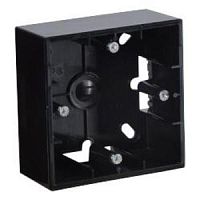 SIMON Коробка для наружного монтажа на 1 пост, черный глянец (1590751-032)