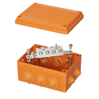 DKC Коробка распределительная FS 150х110x70мм IP55 с кабельными вводами (FSK21410)