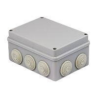 EKF Коробка распаячная КМР-050-041 пылевлагозащитная 10 мембранных вводов уплотнительный шнур  (150х110х (plc-kmr-050-041)