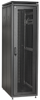Шкаф сетевой 19дюйм ITK LINEA N 42U 600х600 мм перфорированная передняя дверь черный