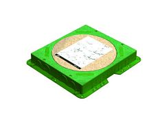 SIMON Connect Коробка для монтажа в бетон люков SF300-1 KF300-1 52050203-035 h - 54-895мм 419х384мм пластик (G301C)