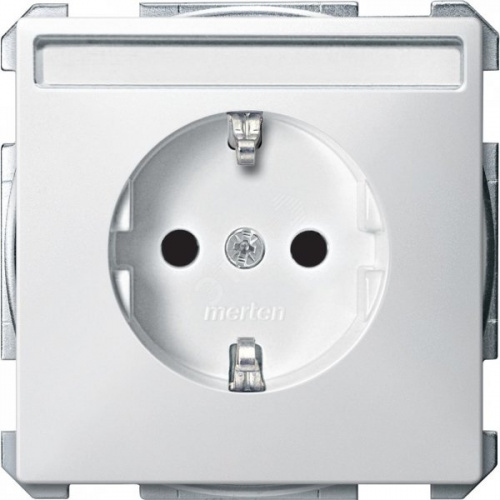 SCHNEIDER ELECTRIC Механизм розетки с полем для надписи белый (MTN2302-4019) SCHNEIDER ELECTRIC Механизм розетки с полем для надписи белый (MTN2302-4019)