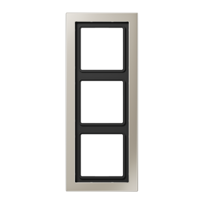JUNG Рамка 3-я для горизонтальной/вертикальной установки Серия- LS-Design Материал- металл Цвет- благ (ESD2983) JUNG Рамка 3-я для горизонтальной/вертикальной установки Серия- LS-Design Материал- металл Цвет- благ (ESD2983)
