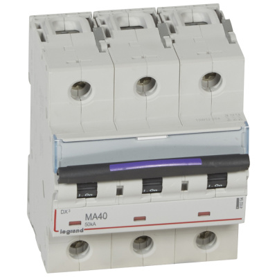 LEGRAND Выключатель автоматический DX3 50кА 40А 3П MA (410254 ) LEGRAND Выключатель автоматический DX3 50кА 40А 3П MA (410254 )