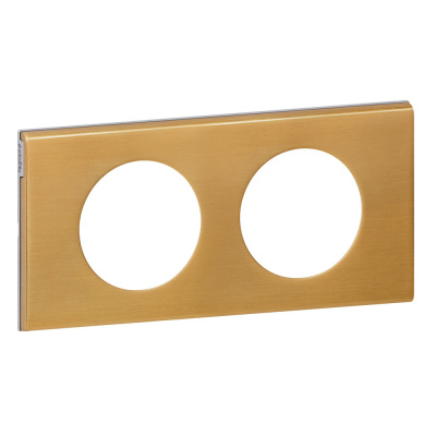 LEGRAND Рамка, двухпостовая, золото (069132 ) LEGRAND Рамка, двухпостовая, золото (069132 )