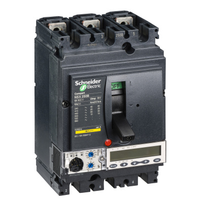 SCHNEIDER ELECTRIC Выключатель автоматический 250А 25кА NSX250B MICROLOGIC 5.2 3P3D электронный расцепитель (LV431145) SCHNEIDER ELECTRIC Выключатель автоматический 250А 25кА NSX250B MICROLOGIC 5.2 3P3D электронный расцепитель (LV431145)