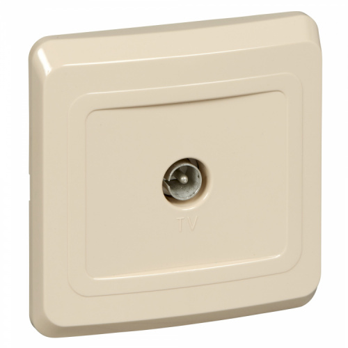 SCHNEIDER ELECTRIC ЭТЮД Розетка телевизионная TV 0.7дБ скрытая бежевая (TVC-002K) SCHNEIDER ELECTRIC ЭТЮД Розетка телевизионная TV 0.7дБ скрытая бежевая (TVC-002K)