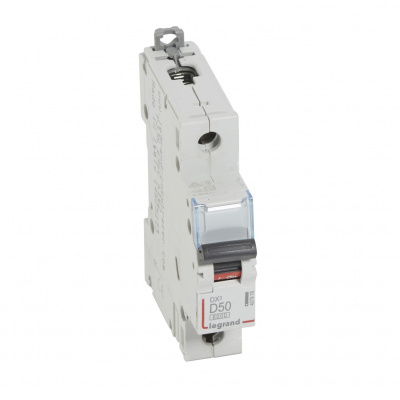 LEGRAND Выключатель автоматический однополюсный 50А D DX3 6kA/10kA (407976 ) LEGRAND Выключатель автоматический однополюсный 50А D DX3 6kA/10kA (407976 )