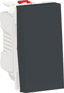 SCHNEIDER ELECTRIC Выключатель UNICA MODULAR одноклавишный кнопочный схема 1 10 A 1 модуль антрацит (NU310654) SCHNEIDER ELECTRIC Выключатель UNICA MODULAR одноклавишный кнопочный схема 1 10 A 1 модуль антрацит (NU310654)