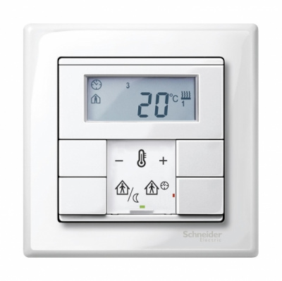 SCHNEIDER ELECTRIC Терморегулятор с дисплеем (MTN6241-0319) SCHNEIDER ELECTRIC Терморегулятор с дисплеем (MTN6241-0319)