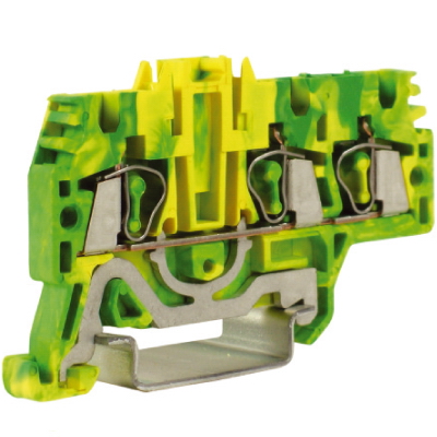 DKC Зажим HTE.2/1+2 для заземления 1 ввод/2 вывода 2.5 кв.мм желто-зеленый (ZHT510) DKC Зажим HTE.2/1+2 для заземления 1 ввод/2 вывода 2.5 кв.мм желто-зеленый (ZHT510)