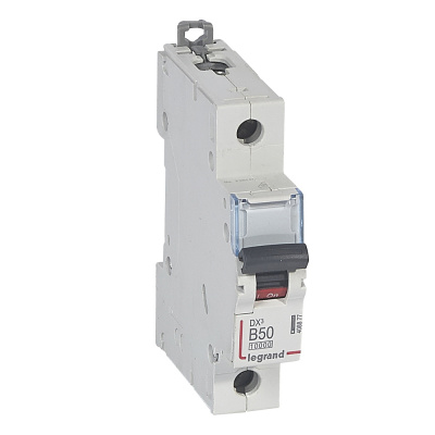 LEGRAND Выключатель автоматический однополюсный 50А B DX3 10kА/16kА (408877 ) LEGRAND Выключатель автоматический однополюсный 50А B DX3 10kА/16kА (408877 )