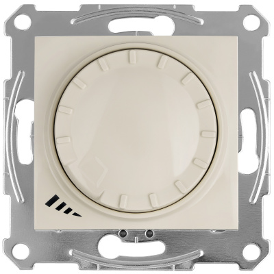 SCHNEIDER ELECTRIC Sedna SDN2201247 Светорегулятор поворотно-нажимной (400 Вт, под рамку, возм. упр. с 2х мест, с/у, с возм. о/у, бежевый) (SDN2201247) SCHNEIDER ELECTRIC Sedna SDN2201247 Светорегулятор поворотно-нажимной (400 Вт, под рамку, возм. упр. с 2х мест, с/у, с возм. о/у, бежевый) (SDN2201247)