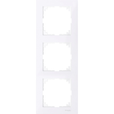 SCHNEIDER ELECTRIC M-Pure Рамка 3 поста бриллиантовый белый (MTN4030-3625) SCHNEIDER ELECTRIC M-Pure Рамка 3 поста бриллиантовый белый (MTN4030-3625)