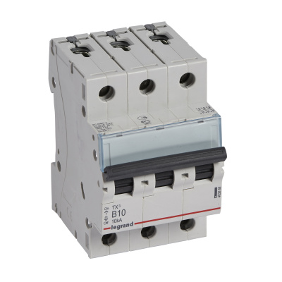 LEGRAND Выключатель автоматический трехполюсный 10А B TX3 6kA/10kA (403886 ) LEGRAND Выключатель автоматический трехполюсный 10А B TX3 6kA/10kA (403886 )