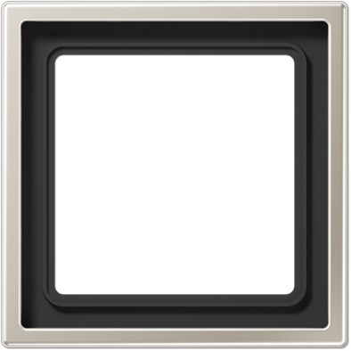 JUNG Рамка 1-я для горизонтальной/вертикальной установки Серия- LS990 Материал- металл Цвет- благород (ES2981) JUNG Рамка 1-я для горизонтальной/вертикальной установки Серия- LS990 Материал- металл Цвет- благород (ES2981)