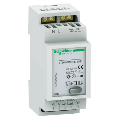 SCHNEIDER ELECTRIC Диммер 400Вт STD400RC/RL-SAE 4 входа (CCTDD20002) SCHNEIDER ELECTRIC Диммер 400Вт STD400RC/RL-SAE 4 входа (CCTDD20002)