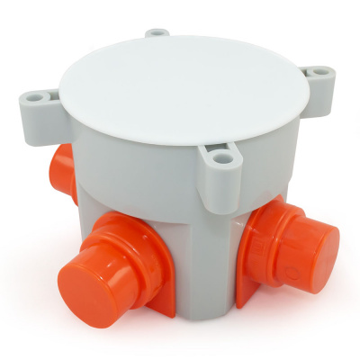 ПРОМРУКАВ Коробка установочная 80-0530 для заливки бетоном безгалогенная (HF) 70?72 (120 шт/кор) (80-0530) ПРОМРУКАВ Коробка установочная 80-0530 для заливки бетоном безгалогенная (HF) 70?72 (120 шт/кор) (80-0530)