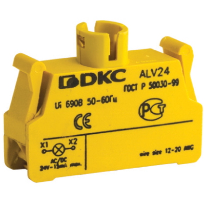 DKC Блок контактный с клеммным безвинтовым зажимом под лампу BA9s (ACVAD) DKC Блок контактный с клеммным безвинтовым зажимом под лампу BA9s (ACVAD)