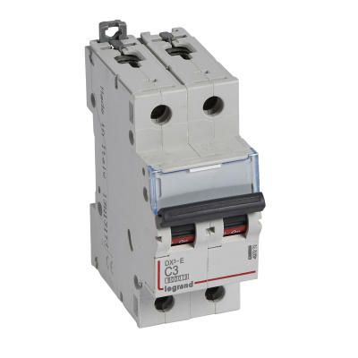 LEGRAND Выключатель автоматический двухполюсный 3А C DX3-E 6kA/6kА (407272 ) LEGRAND Выключатель автоматический двухполюсный 3А C DX3-E 6kA/6kА (407272 )