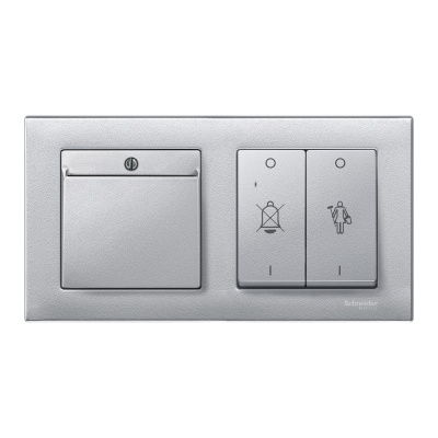 SCHNEIDER ELECTRIC M-Plan Рамка 2 поста алюминий (MTN486260) SCHNEIDER ELECTRIC M-Plan Рамка 2 поста алюминий (MTN486260)
