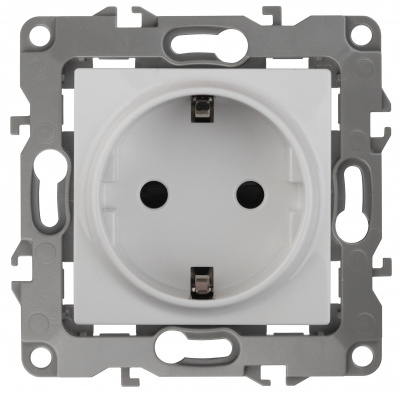 ЭРА Розетка 2P+E Schuko, 16A-250В, винт, , белый, 12-2111-01 (Б0029236) ЭРА Розетка 2P+E Schuko, 16A-250В, винт, , белый, 12-2111-01 (Б0029236)