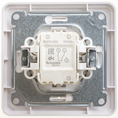 SCHNEIDER ELECTRIC W59 Выключатель двухклавишный, с механич. блокировкой для жалюзи, в сборе, белый (VS410-253-18) SCHNEIDER ELECTRIC W59 Выключатель двухклавишный, с механич. блокировкой для жалюзи, в сборе, белый (VS410-253-18)