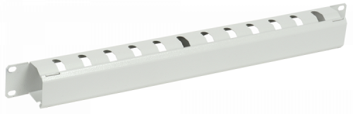 Органайзер кабельный металлический 19дюйм с крышкой 1U серый Органайзер кабельный металлический 19дюйм с крышкой 1U серый