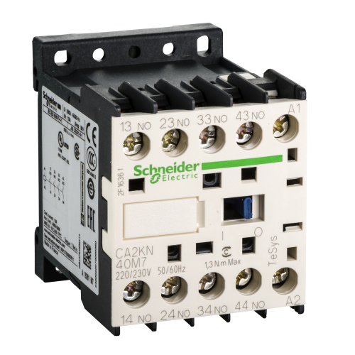 SCHNEIDER ELECTRIC Реле промежуточное 220В AC 4НО 10А CA2KN под винт (CA2KN40M7) SCHNEIDER ELECTRIC Реле промежуточное 220В AC 4НО 10А CA2KN под винт (CA2KN40M7)