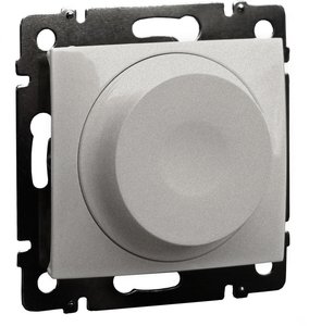 LEGRAND Valena Светорегулятор поворотный универсальный 2-проводный 5-300 Вт. Цвет Алюминий (770263 ) LEGRAND Valena Светорегулятор поворотный универсальный 2-проводный 5-300 Вт. Цвет Алюминий (770263 )