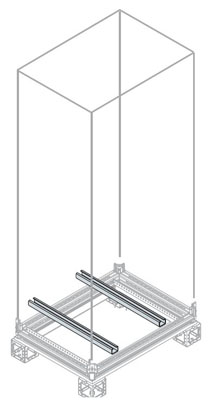 ABB Профиль поперечный Г=600 для монтажа трансформаторов (2шт) (EB6102) ABB Профиль поперечный Г=600 для монтажа трансформаторов (2шт) (EB6102)