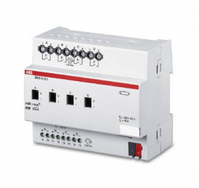 ABB Светорегулятор для ЭПРА 1-10В 4 канала 16А MDRC SD/S 4.16.1 (2CDG110080R0011) ABB Светорегулятор для ЭПРА 1-10В 4 канала 16А MDRC SD/S 4.16.1 (2CDG110080R0011)