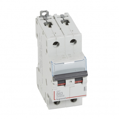 LEGRAND Выключатель автоматический двухполюсный 63А B DX3 6kA/10kA (407515 ) LEGRAND Выключатель автоматический двухполюсный 63А B DX3 6kA/10kA (407515 )