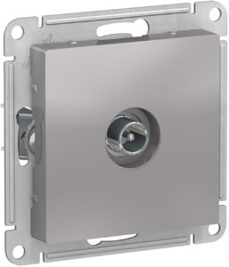 SCHNEIDER ELECTRIC Розетка ATLASDESIGN TV проходная 4DB механизм алюминий (ATN000392) SCHNEIDER ELECTRIC Розетка ATLASDESIGN TV проходная 4DB механизм алюминий (ATN000392)
