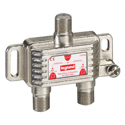LEGRAND Делитель 2 выхода F-5-2150МГц (073980 ) LEGRAND Делитель 2 выхода F-5-2150МГц (073980 )