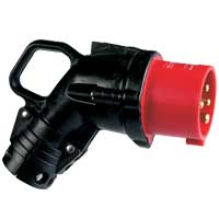 LEGRAND Вилка угловая IP44 4К+З 400v 16A Hypra (052154 )