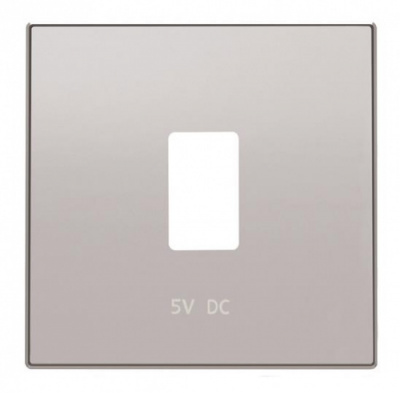 ABB Накладка для механизма USB зарядного устройства, серия SKY, цвет серебристый алюминий (8585.2 PL) (2CLA858520A1301) ABB Накладка для механизма USB зарядного устройства, серия SKY, цвет серебристый алюминий (8585.2 PL) (2CLA858520A1301)
