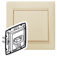 LEGRAND VALENA Розетка HD15+Jack 3.5 слоновая кость (774182 )