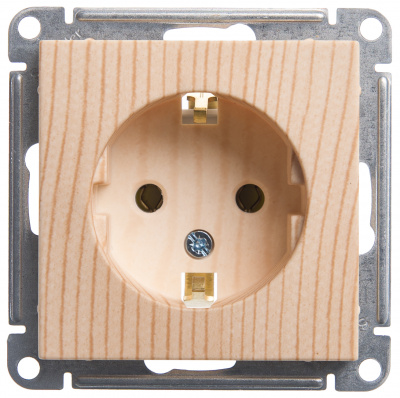 SCHNEIDER ELECTRIC W59 Розетка с заземлением без шторок, 16А, механизм, сосна (RS16-154-7-86) SCHNEIDER ELECTRIC W59 Розетка с заземлением без шторок, 16А, механизм, сосна (RS16-154-7-86)
