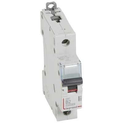 LEGRAND Выключатель автоматический однополюсный 2А B DX3 10kА/16kА (408866 ) LEGRAND Выключатель автоматический однополюсный 2А B DX3 10kА/16kА (408866 )