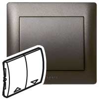 LEGRAND Galea Life Клавиша 2шт для управления рольставнями Dark (771214 )