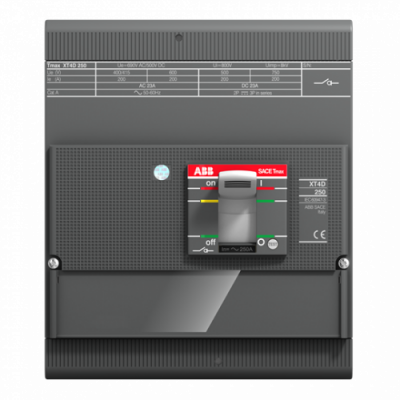 ABB Выключатель-разъединитель XT4D 250 4p F F (1SDA068213R1) ABB Выключатель-разъединитель XT4D 250 4p F F (1SDA068213R1)
