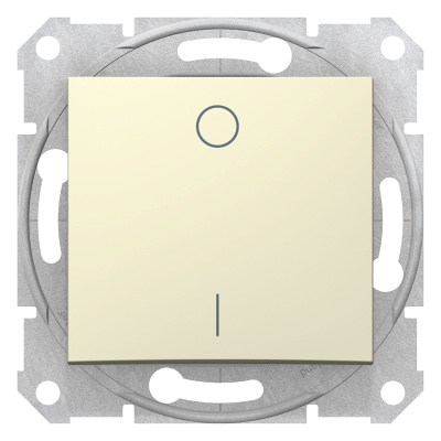 SCHNEIDER ELECTRIC Sedna Выключатель одноклавишный двухполюсный в рамку бежевый (SDN0200147) SCHNEIDER ELECTRIC Sedna Выключатель одноклавишный двухполюсный в рамку бежевый (SDN0200147)